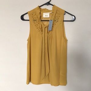 Anthropologie Maeve cut out tank size 4P